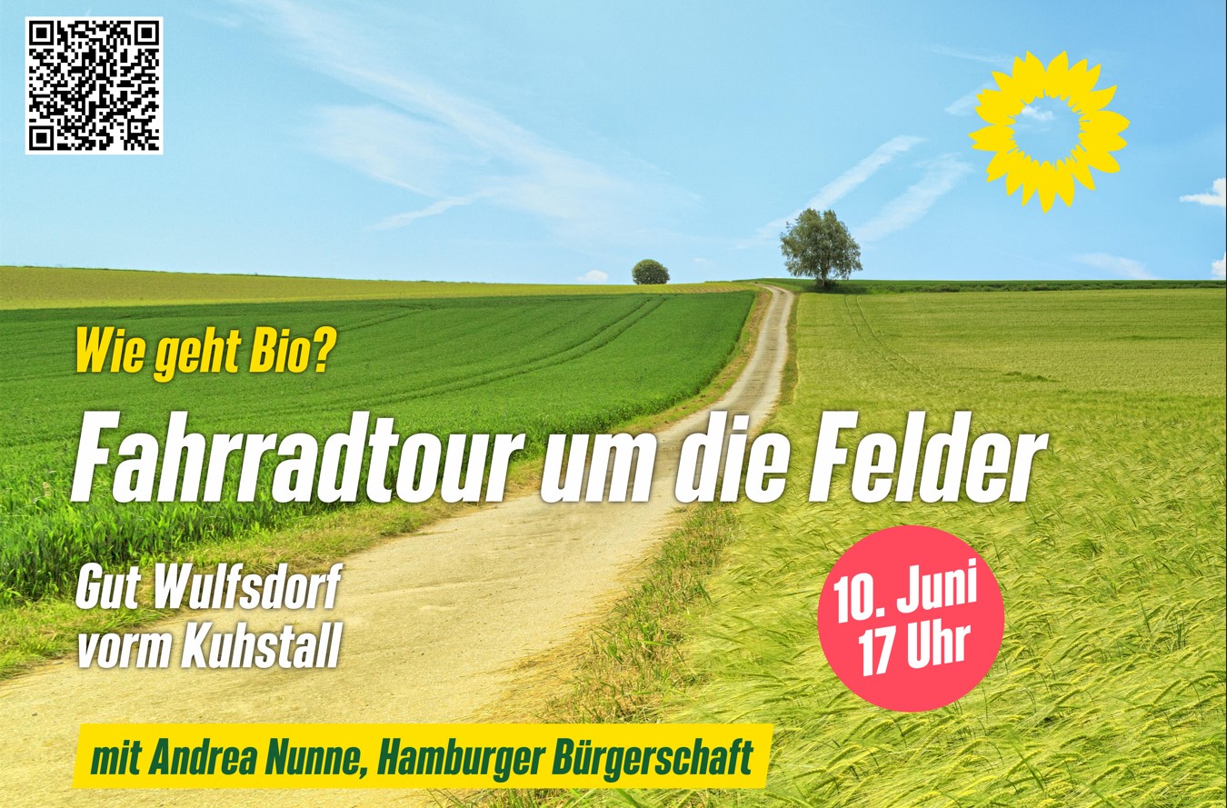 Fahrradtour um die Felder