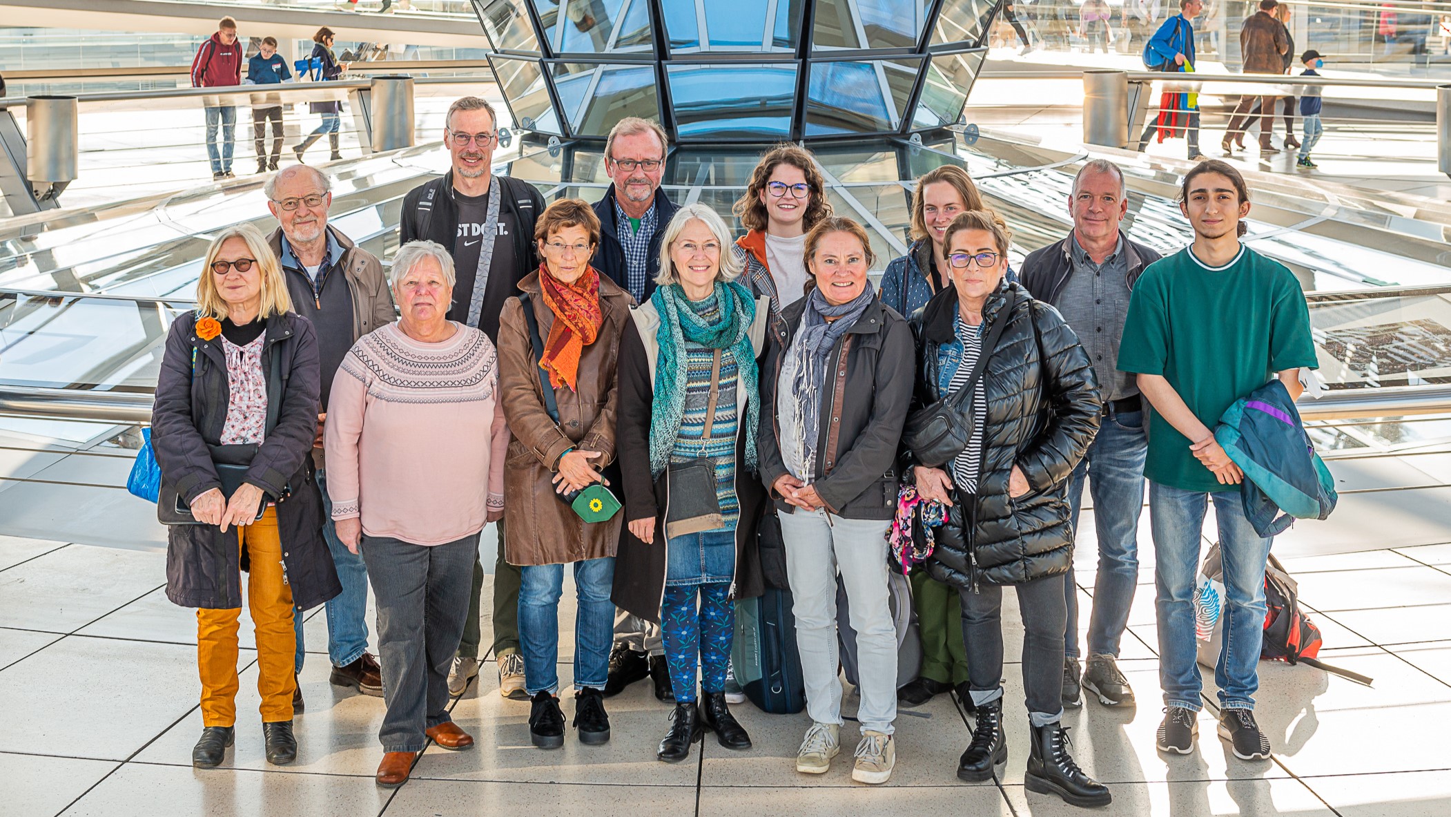 Gruppenbild im Reichstag