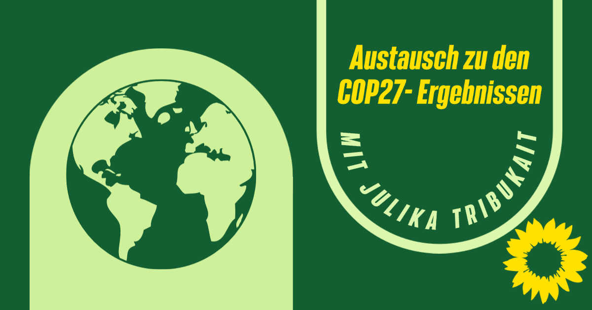 Sonderveranstaltung zu den COP27-Ergebnissen (VERSCHOBEN)
