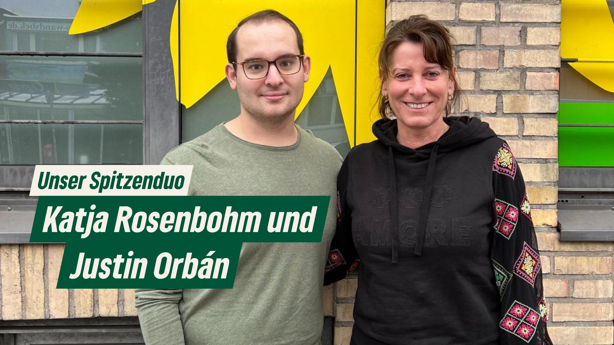 Unser Spitzenduo Katja Rosenbohm und Justin Orbán